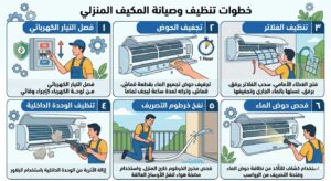 حل مشكلة المكيف السبلت ينقط ماء